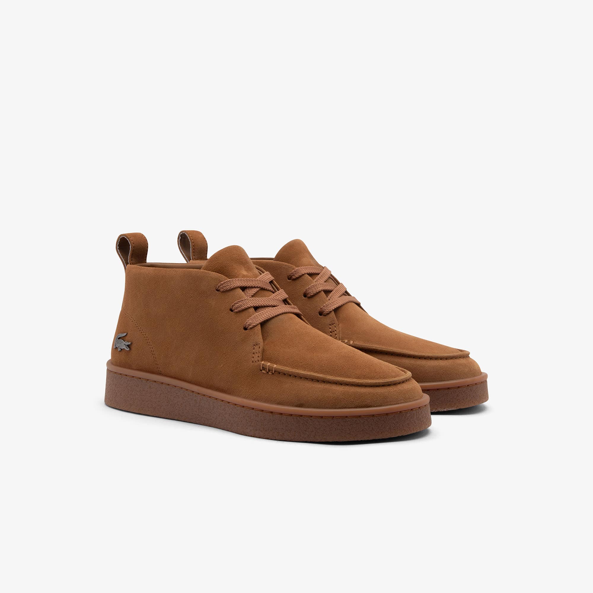 Tênis Casual Lacoste Masculino Baseshot Chukka em Camurça
