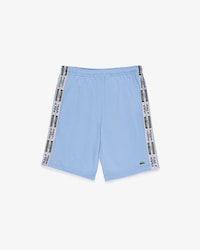 Bermuda Masculina com Fita de Assinatura Bicolor na Lateral