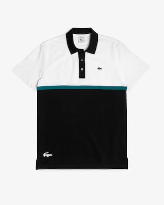 Polo Masculina Bicolor Anivers&aacute;rio 90 Anos Lacoste