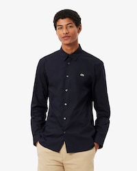 Camisa De Poplin Elastizado Al Cuerpo