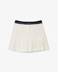 Pollera Corta Plisada de Mezcla de Lana