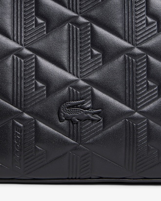 Maheki Embossed Leather Hobo Bag