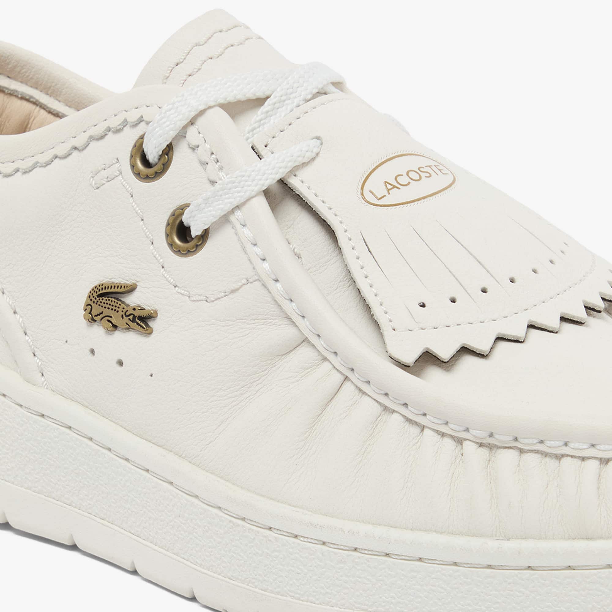 Tênis Feminino Lacoste Umpire WMN em Couro Premium e Franja