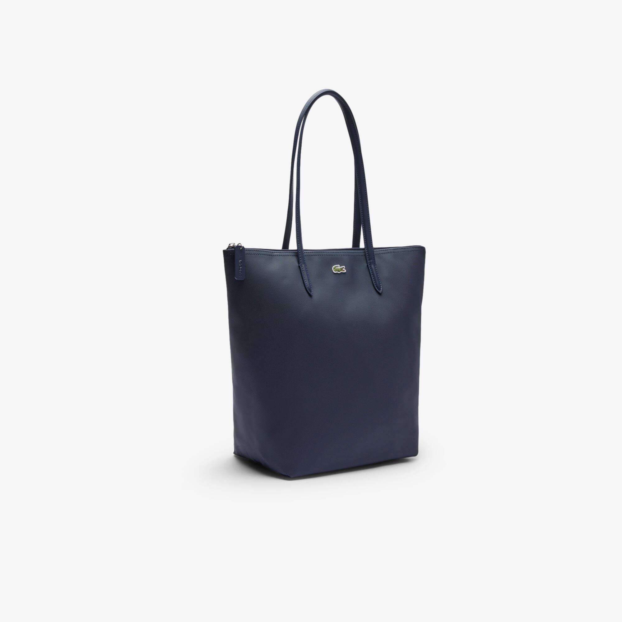 Bolsa Feminina Lacoste Tote Vertical L.12.12 em Mini-Piqué