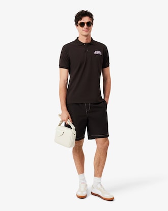 Classic Fit Graphic Branding Polo Shirt