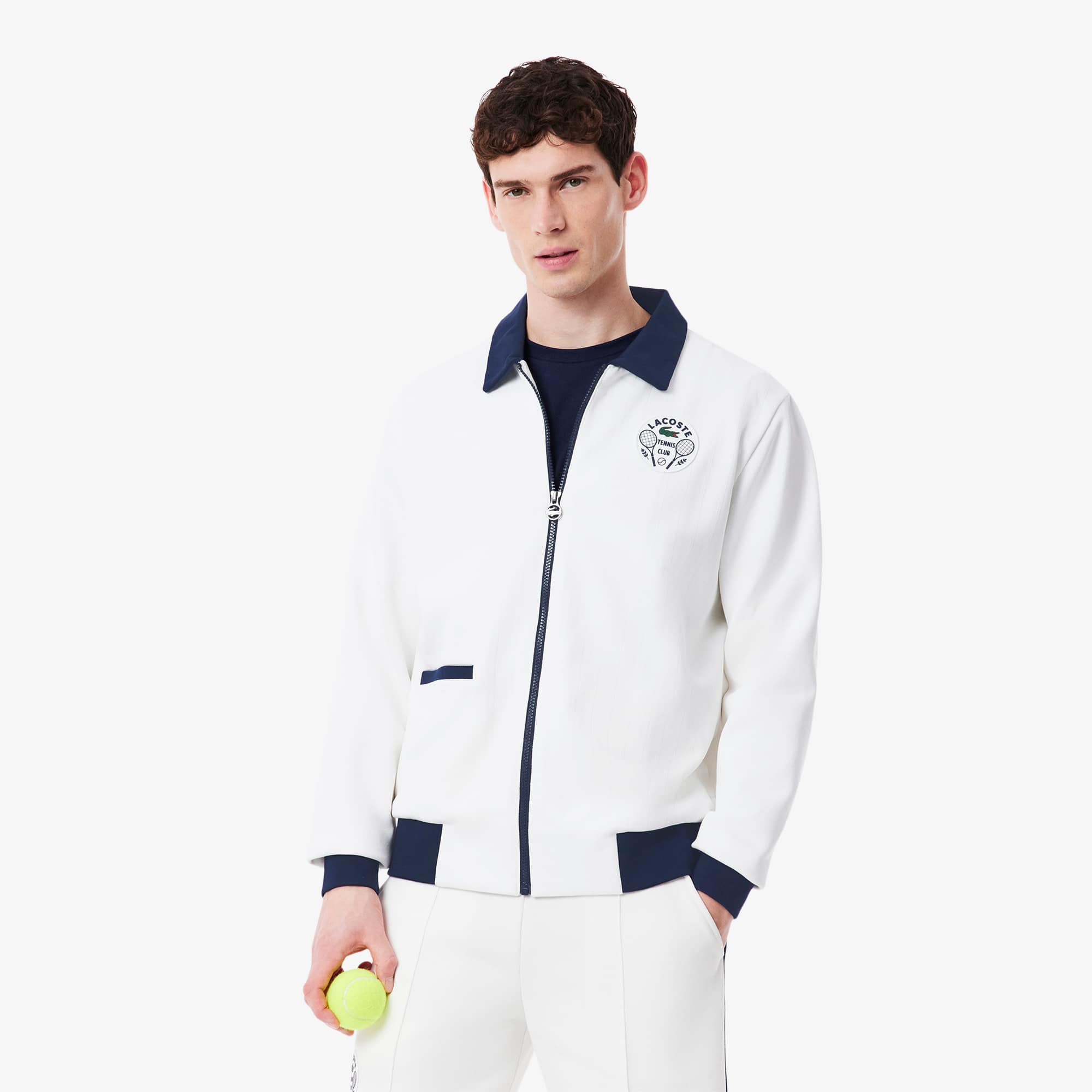 Jaqueta Esportiva Heritage Lacoste Ultra Dry Badge Accent