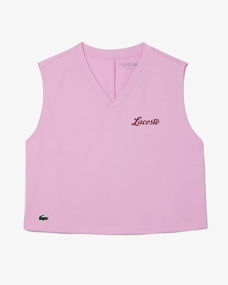 Crop Top Deportivo De Algodón Ultra Dry