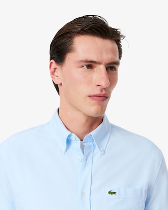 Camisa Oxford Manga Corta Fit Regular