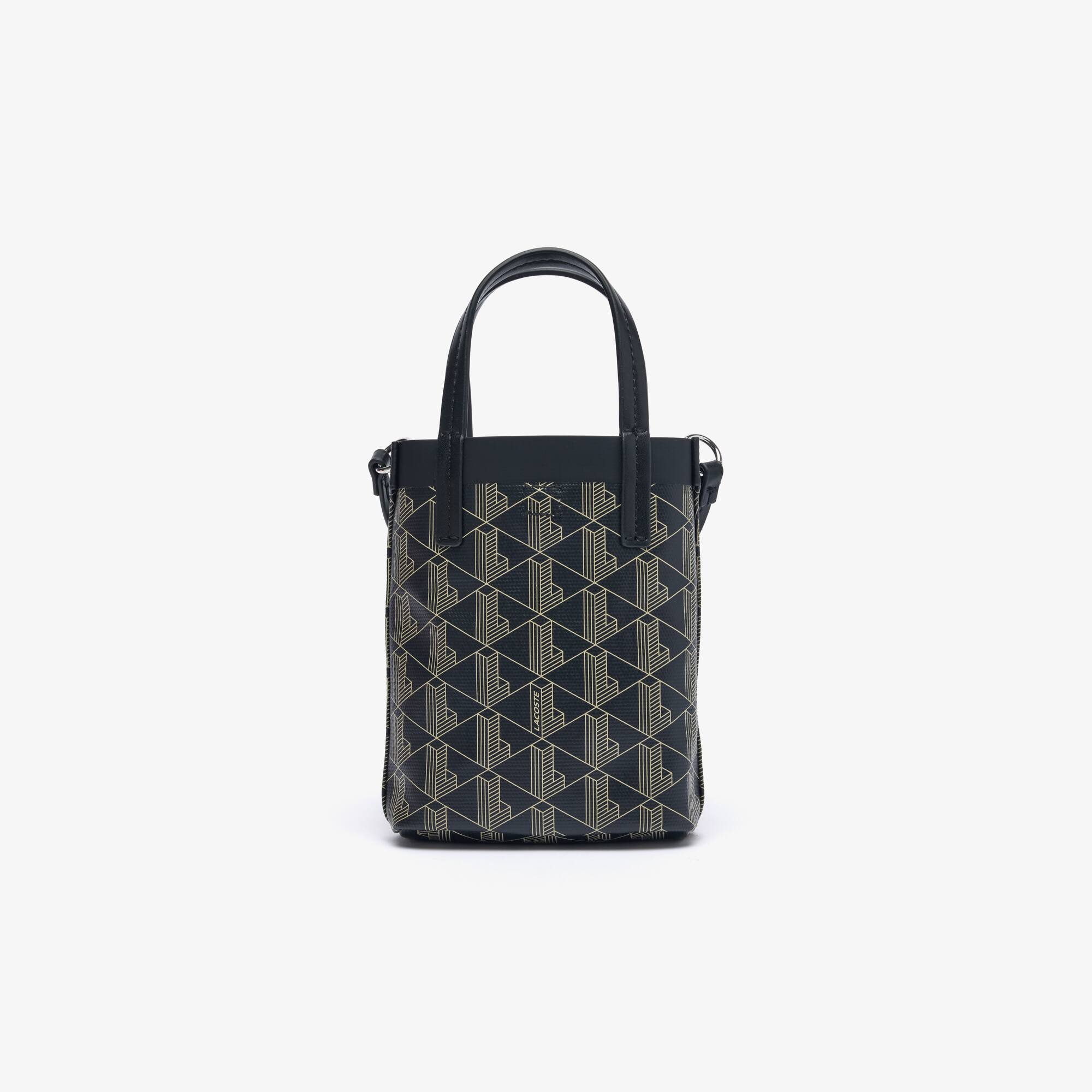 Bolsa de Lona Feminina Mini Tote Zely com Monograma