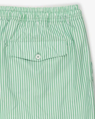 Sunga de Nata&ccedil;&atilde;o Listrada Texturizada de Comprimento M&eacute;dio