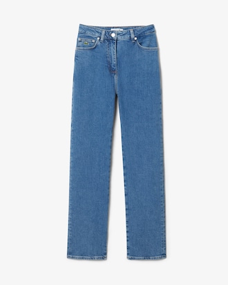 Pantal&oacute;n vaquero de corte recto y tiro alto