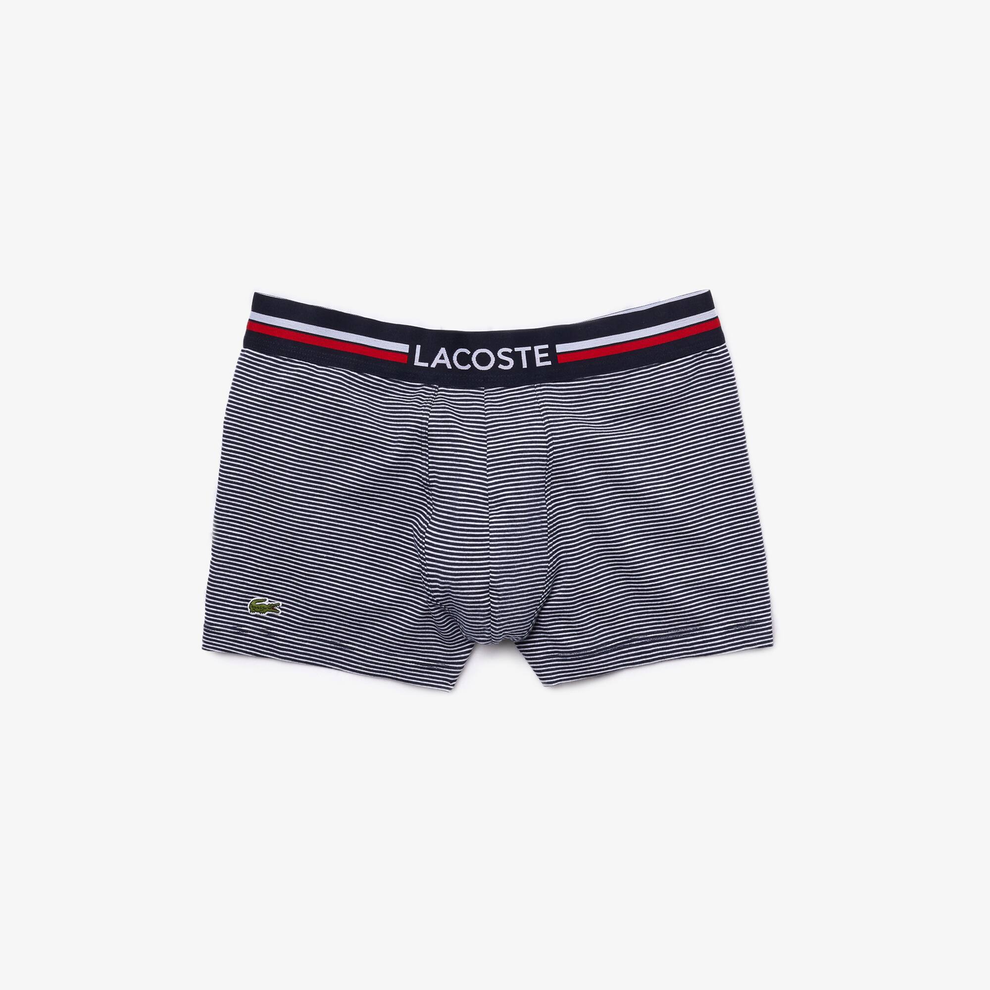 Boxer De Hombre Lacoste De Jersey Y Elástico Rayado - Hombre - Novedades  2022 | Lacoste