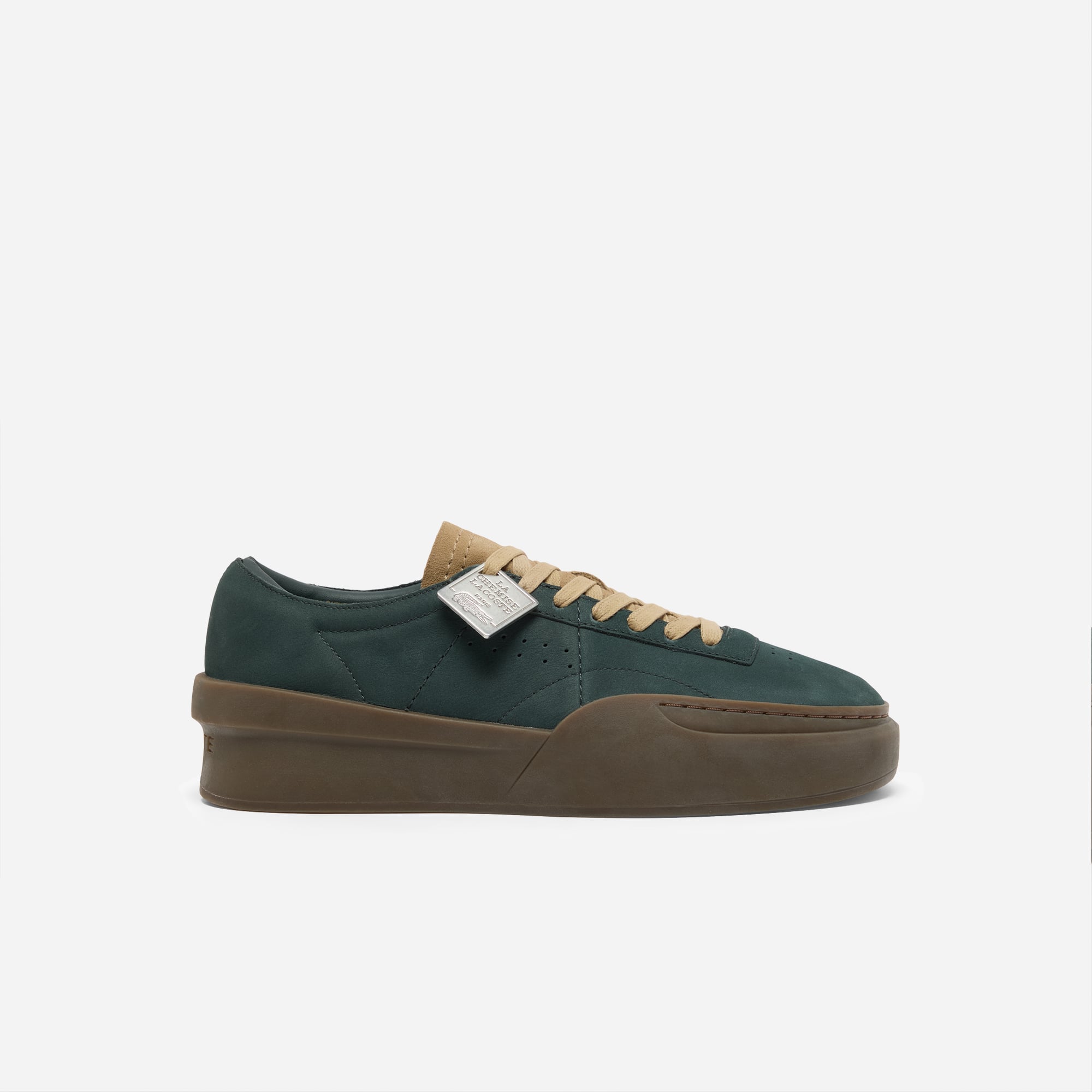 Tênis em Couro Nobuck Masculino Lacoste Aura Club Streetwear