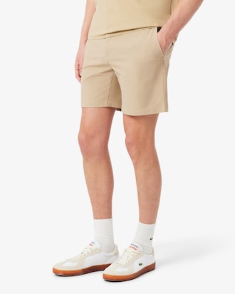 Bermuda de modelagem ajustada em malha stretch