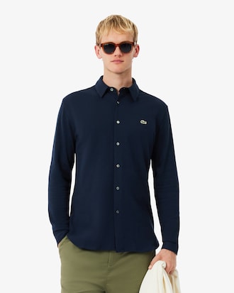 Camisa De Piqu&eacute; Al Cuerpo