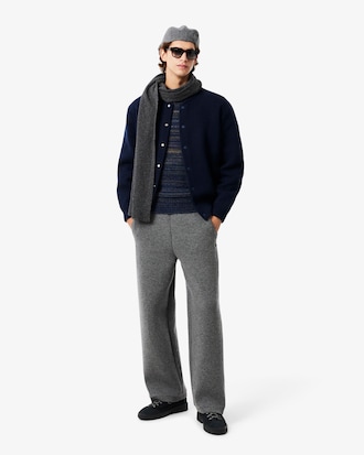 Jaqueta Bomber de Malha de L&atilde; Merino
