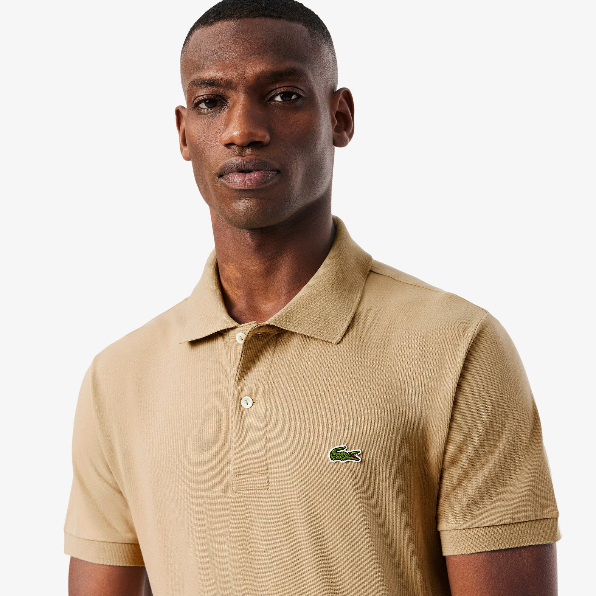 Camisa de Algodão Polo L.12.12 Light em Piqué Lacoste