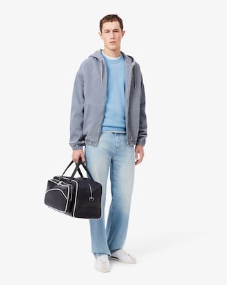 Suéter Masculino de Malha em Modelagem Regular com Gola Redonda