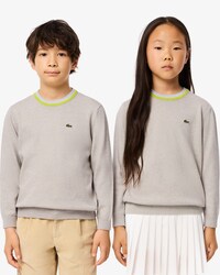 Su&eacute;ter em Algod&atilde;o com Gola Contrastante 