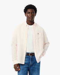 Camisa Regular Fit Listrada em Linho