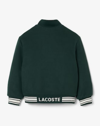 Campera tipo bomber con insignia de cocodrilo