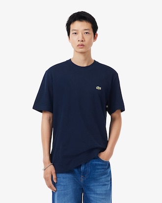 Remera de piqu&eacute; de lino y algod&oacute;n grueso