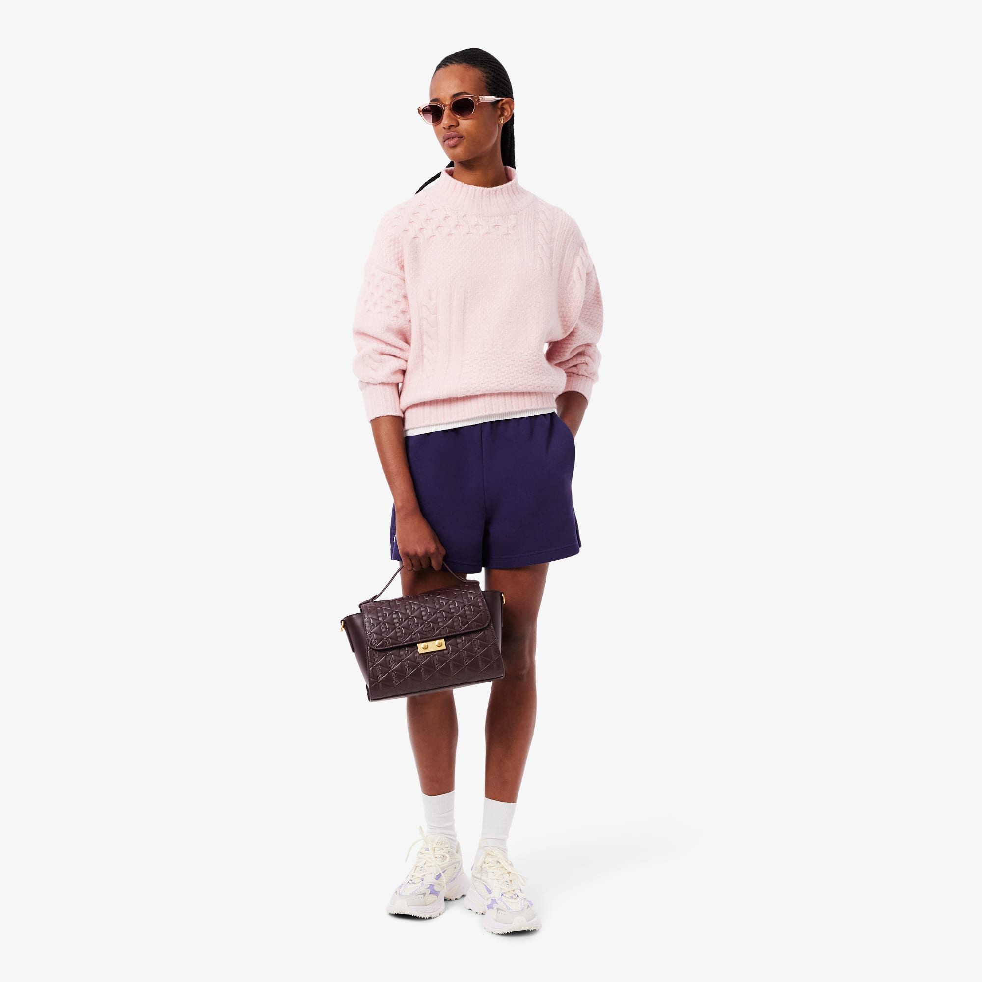Tênis Feminino Lacoste L003 Neo Shot com Cabedal Premium