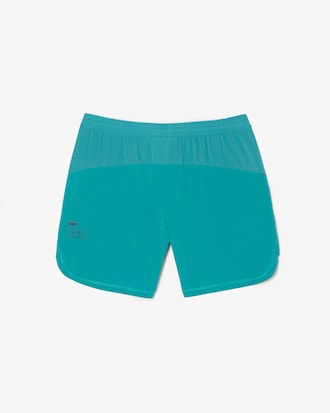 Short esportivo de tafetá stretch leve