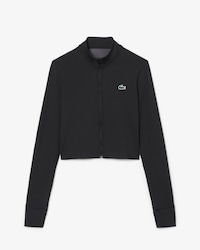 Campera deportiva intermedia de tenis el&aacute;stica con doble tejido y cierre