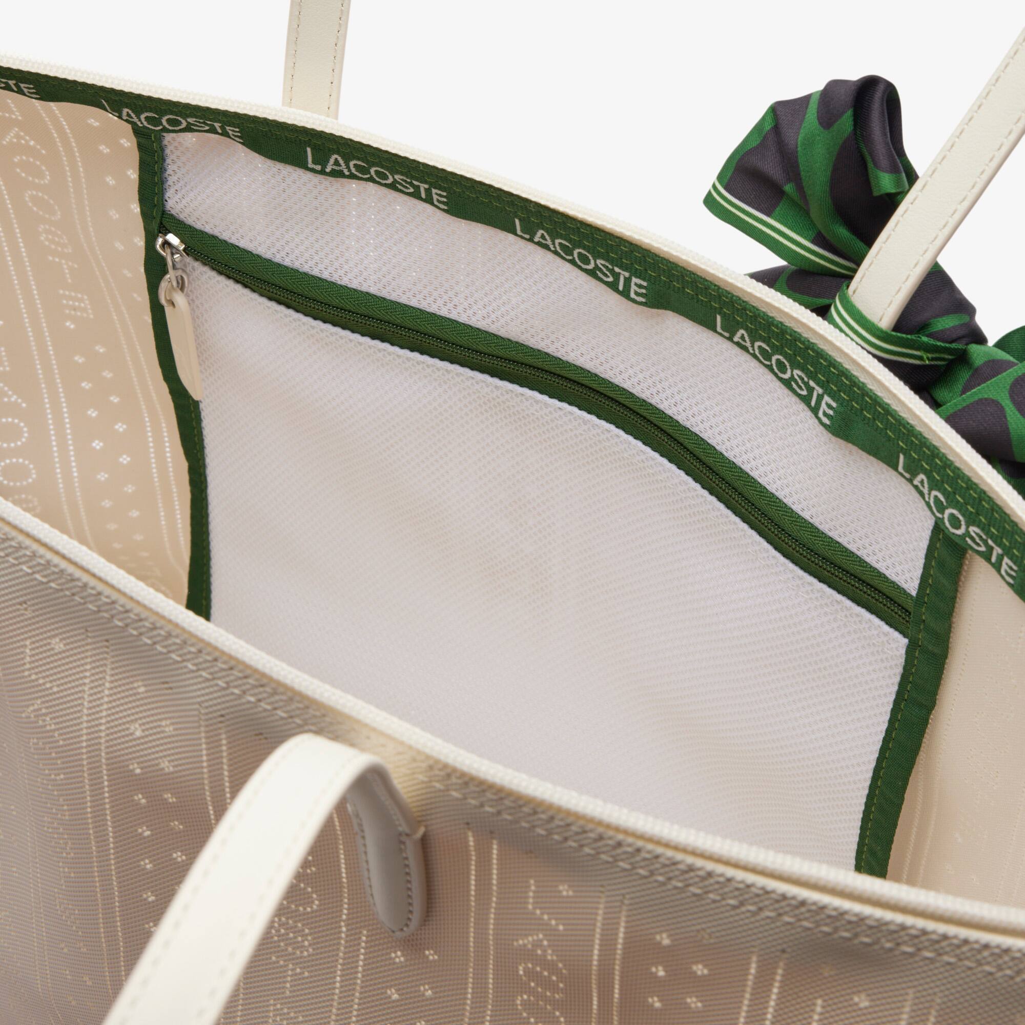 Bolsa Tote Lacoste Grande Perfurada com Bolso Interno