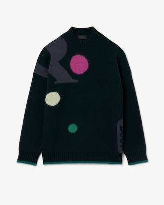 Suéter Jacquard com Padrão Gráfico Runway