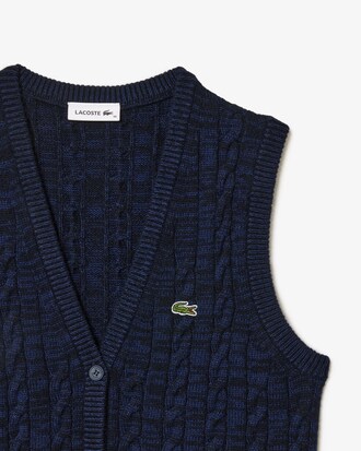 Cardigan em Tric&ocirc; de Algod&atilde;o e L&atilde;