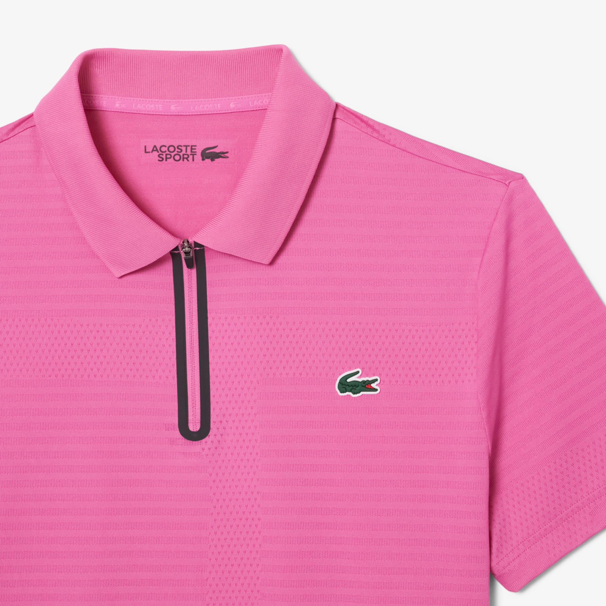 Polo Tennis Ultra Dry Stretch com Jacquard - Lacoste - Novidades