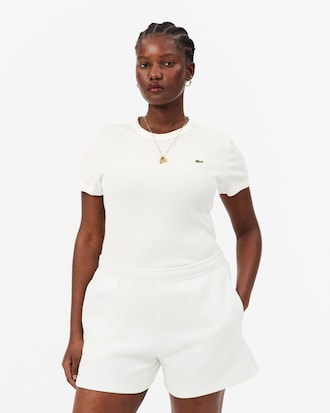 Remera De Algod&oacute;n Acanalada Al Cuerpo
