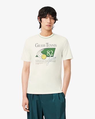 Remera con estampado de tenis Runway