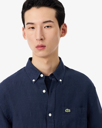 Camisa de Lino Fit Regular