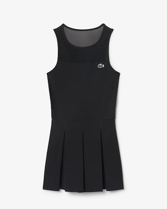 Dual Fabric Pleated Stretch Tennis Dress