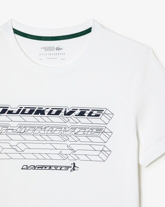 Camiseta masculina Lacoste Tennis x Novak Djokovic Regular Fit