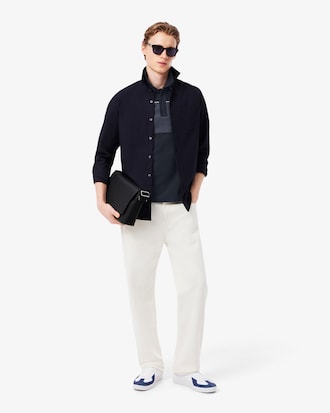 Polo Piqu&eacute; Colour-Block &ndash; Modelagem reta