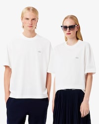 Camiseta de Malha Pesada de Caimento Folgado