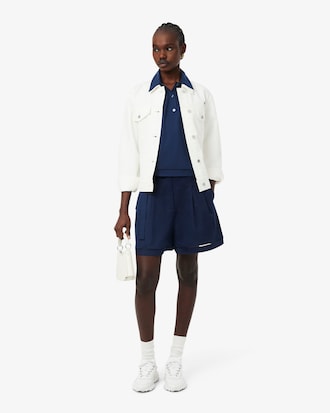 Polo Oversized em Sarja Fluida