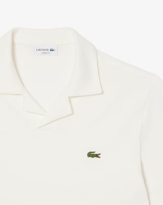 Camisa Polo Classic Fit em Algod&atilde;o e Linho