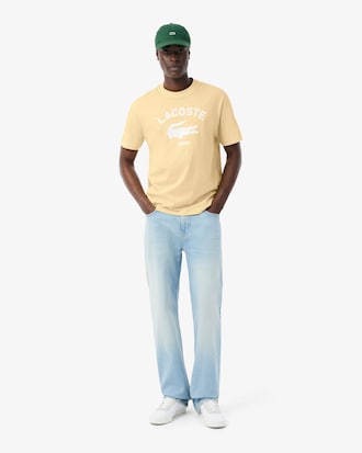 Remera de Algod&oacute;n con Marca Estampada
