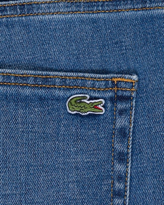 Pantalones De Denim Elastizado Al Cuerpo