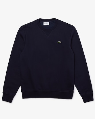 Moletom masculino Lacoste SPORT em fleece de mistura de algod&atilde;o