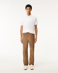 Pantalones Rectos De Terciopelo 5 Bolsillos