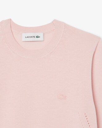 Su&eacute;ter em malha 3D com Gola Careca