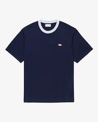 Camiseta de Algod&atilde;o Colour-Block - Modelagem cl&aacute;ssica