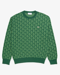 Su&eacute;ter Masculino em Jacquard de Algod&atilde;o com Modelagem Relaxed