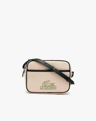 Bolsa tiracolo feminina Lacoste estampada